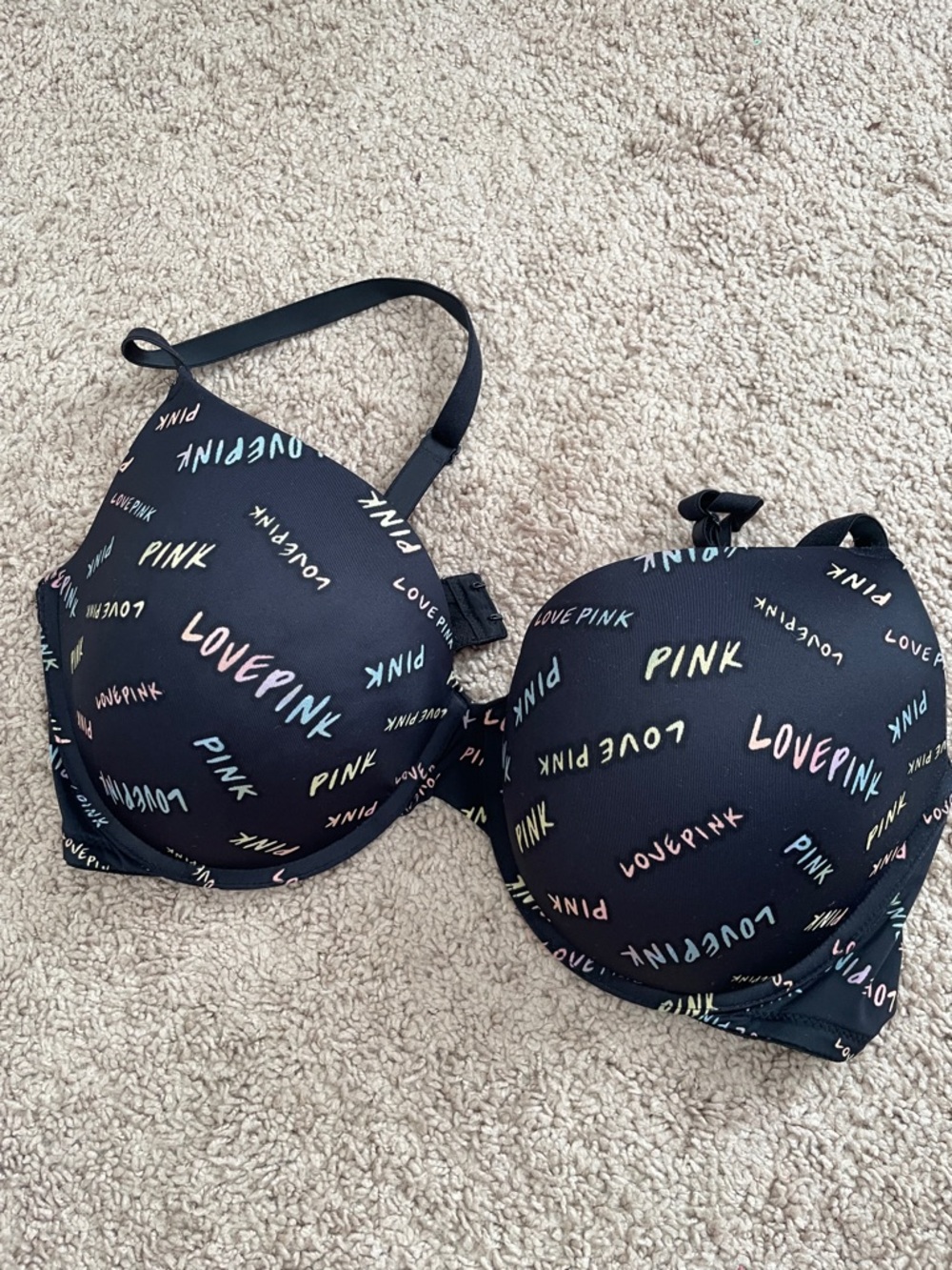 Black Lovepink Pushup Bra 38DD